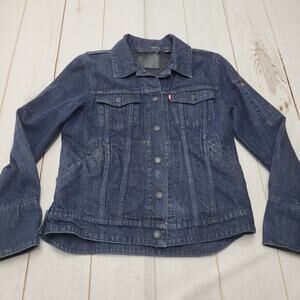 Levis commuter jean denim jacket jacquard riding motorcycle jacket indie